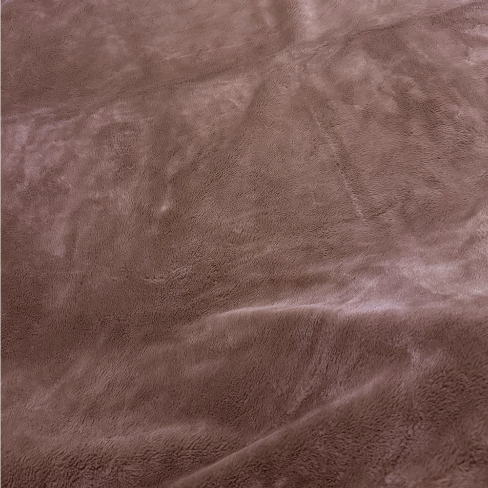 Soft Brown Burnt Orange Blanket